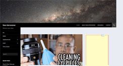 Desktop Screenshot of newastronomer.com